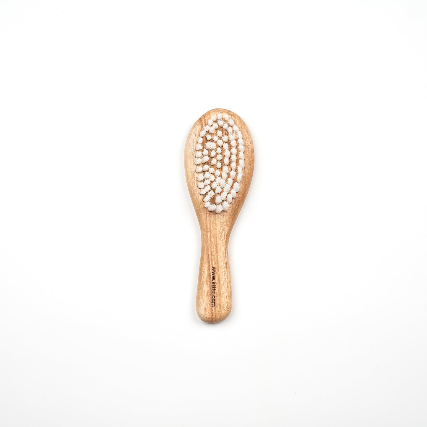 Wooden baby hairbrush